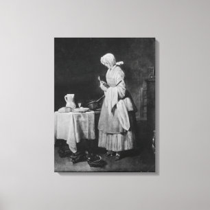 Lienzo La enfermera atenta, c.1738