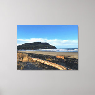 Lienzo La ensenada en la costa, Oregón