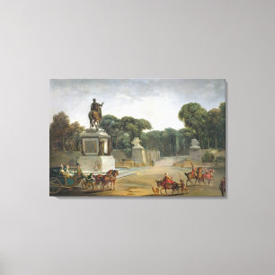 Lienzo La entrada al Tuileries del lugar