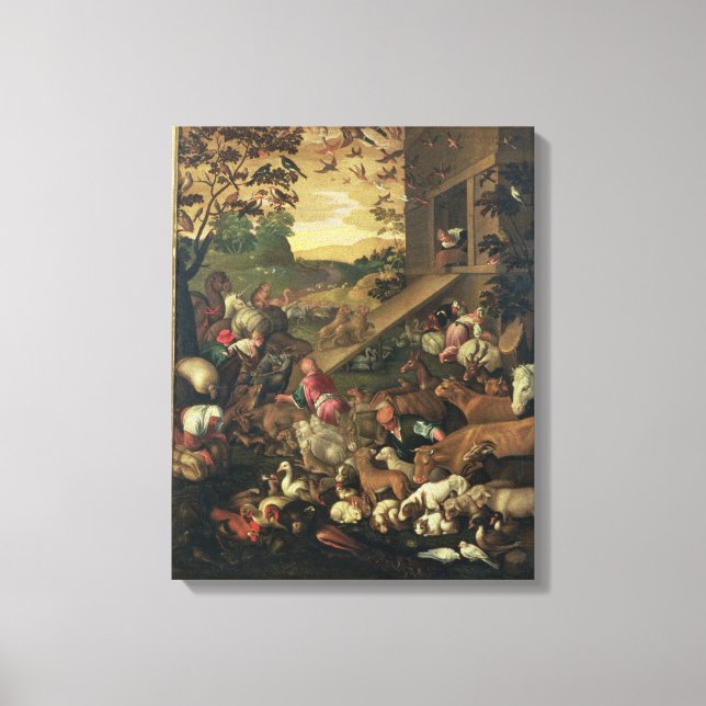 Lienzo La entrada de los animales al Arca (Anverso)