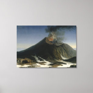 Lienzo La erupción del Etna