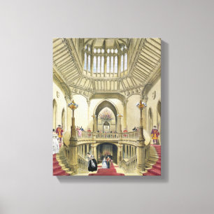 Lienzo La escalera magnífica, castillo de Windsor, 'de un