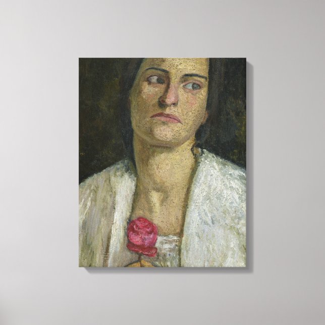 Lienzo La escultora Clara Rilke-Westhoff 1905 (Anverso)