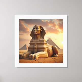 Lienzo La Esfinge de Giza – Guardiana de las Pirámides
