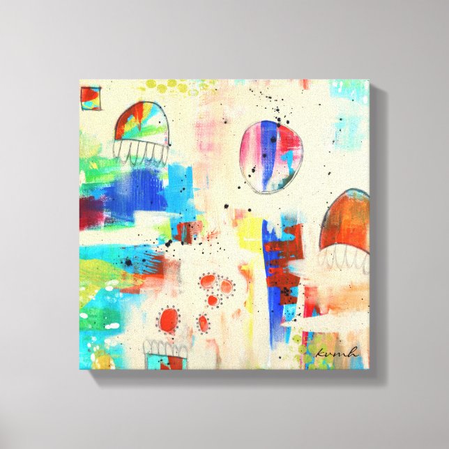 Lienzo La esperanza se eleva 12x12 tela envuelta (Anverso)
