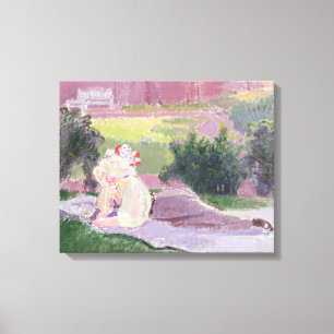 Lienzo La esposa del artista