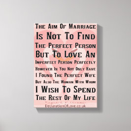 Lienzo La esposa perfecta