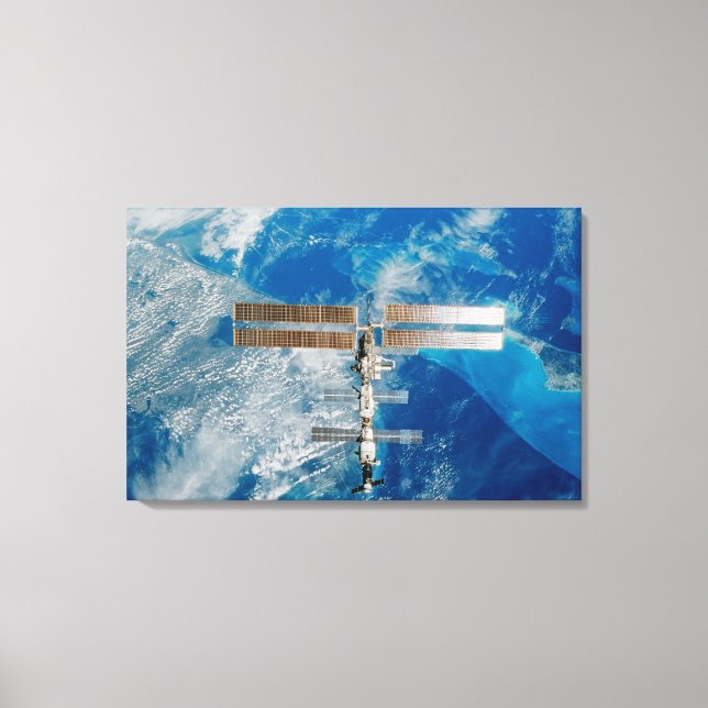 Lienzo La Estación Espacial (Anverso)