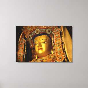 Lienzo La estatua dorada del Buda Jowo, Templo Jokhang,