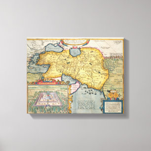 Lienzo La expedición de Alexander el grande