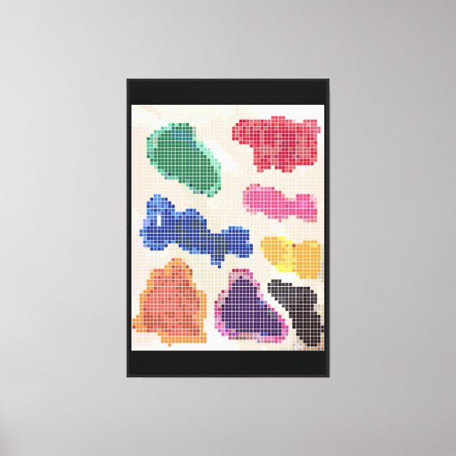 Lienzo La experiencia de Kandi Pixel (Anverso)