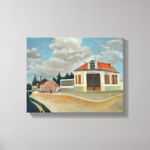 Lienzo La fábrica de la silla en Alfortville, c.1897