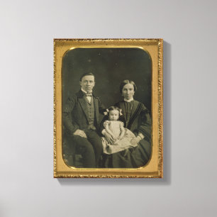 Lienzo La familia de Hiller, c.1850 (daguerreotype)