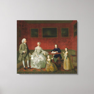 Lienzo La familia del Buckley-Verraco, c.1758-60 (aceite