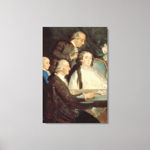 Lienzo La familia del infante Don Luis de Borbon 2