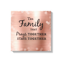 La familia que reza juntos se queda