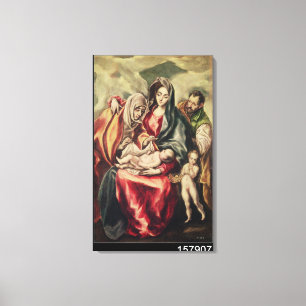 Lienzo La familia santa