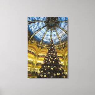 Lienzo La Fayette en el navidad, París, Francia de