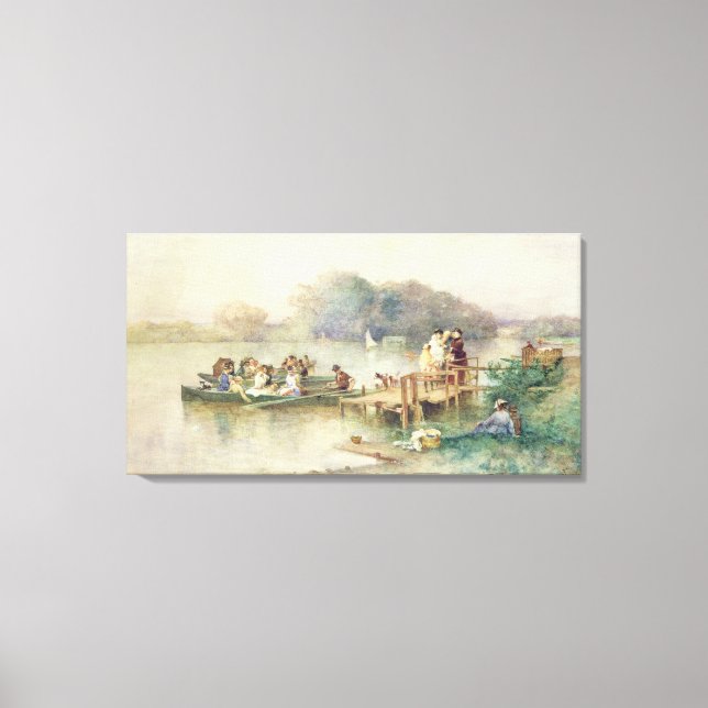 Lienzo La fiesta de la boda (Anverso)