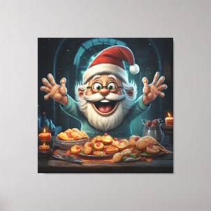 Lienzo La fiesta de Santa María