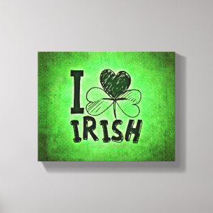 Lienzo La fiesta irlandesa del día de San Patricio de Sli