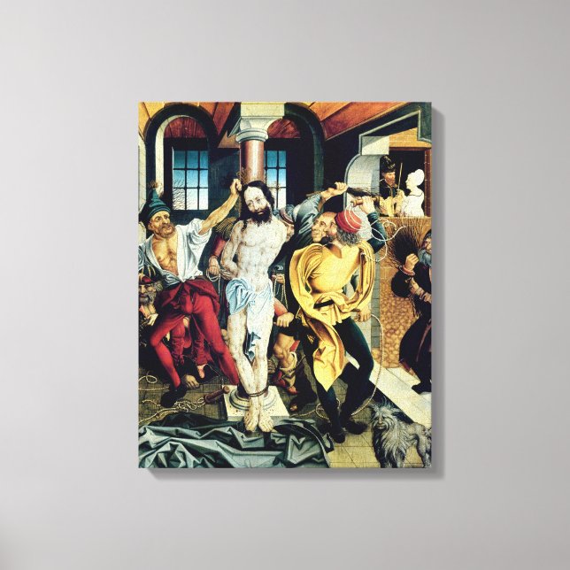 Lienzo La Flagelación de Cristo (Anverso)