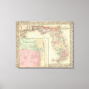 Lienzo La Florida, mapa móvil de Mitchell