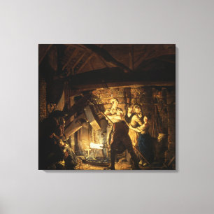 Lienzo La fragua del hierro, 1772