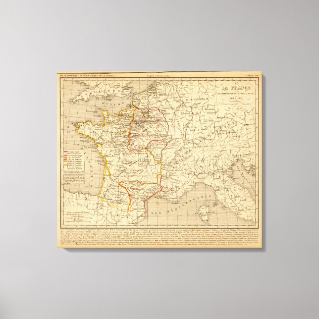 Lienzo La France 1108 a 1180 (Anverso)