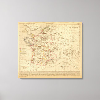Lienzo La France 1364 a 1380