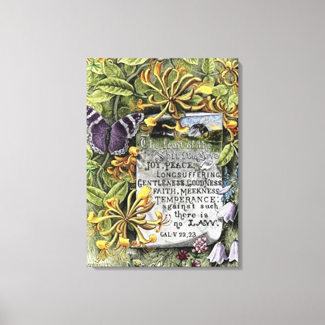 Lienzo La Fruta Del Espíritu (Anverso)