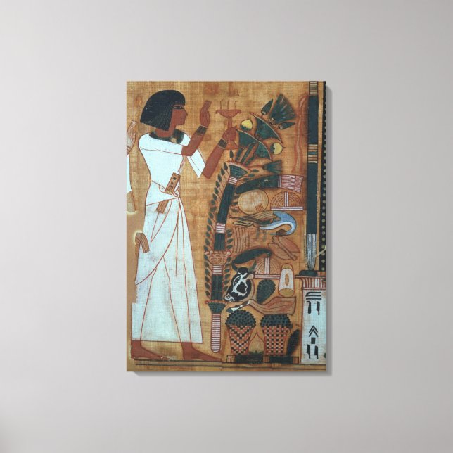 Lienzo La Fumigación de Osiris, página del Libro de la (Anverso)