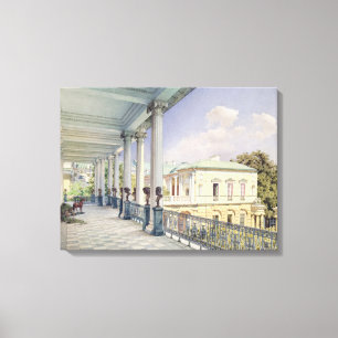 Lienzo La galería de Cameron en Tsarskoye Selo, 1859