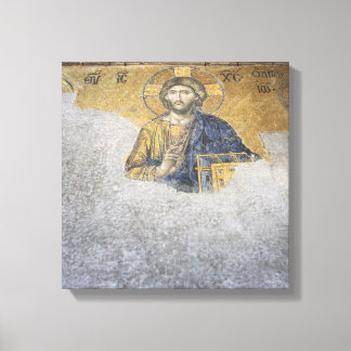 Lienzo La galería superior Mosiac Deesis Hagia Sophia