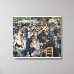 Lienzo La Galette del Bal du moulin del artista Renoir