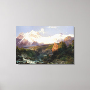Lienzo La gama de Teton