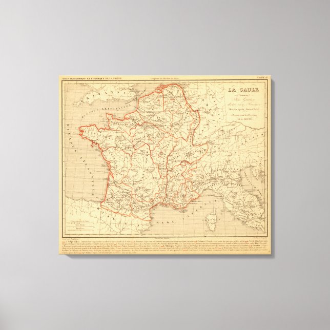 Lienzo La Gaule Romaine (Anverso)