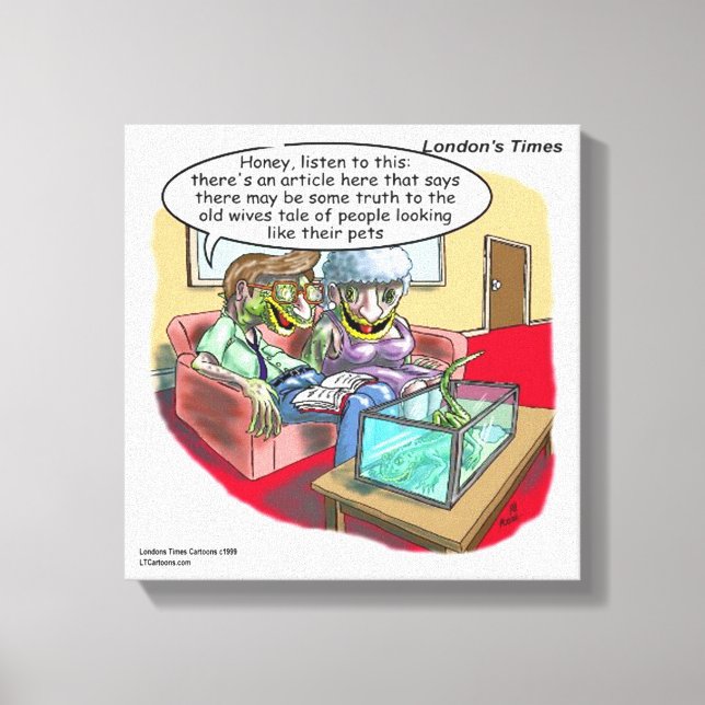 Lienzo La gente de Reptiles es divertida Rick London Canv (Anverso)