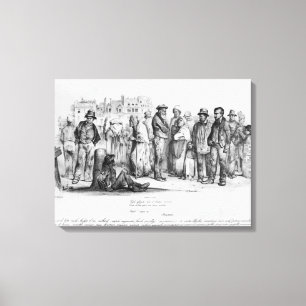 Lienzo La gente Emancipated, del 'La Caricature