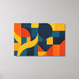 Lienzo La geometría de la emoción