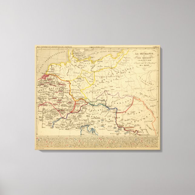 Lienzo La Germanie a la fin du 5e siecle (Anverso)