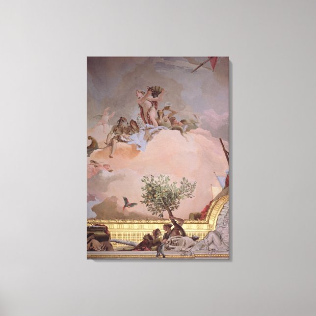 Lienzo La gloria de España IV (Anverso)