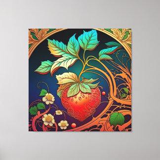 Lienzo La Gracia De La Fresa