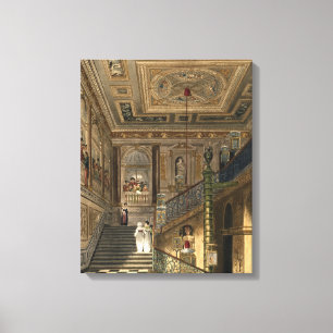 Lienzo La gran escalera en el palacio de Kensington de