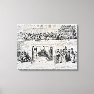Lienzo La gran exposición de Mayhew de 1851: