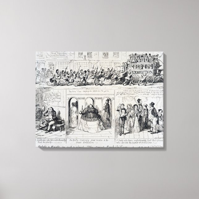 Lienzo La gran exposición de Mayhew de 1851: Odds and End (Anverso)