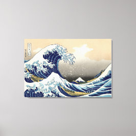 Lienzo La gran ola de Kanagawa