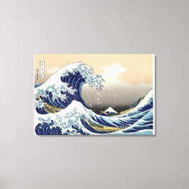 Lienzo La gran ola de Kanagawa
