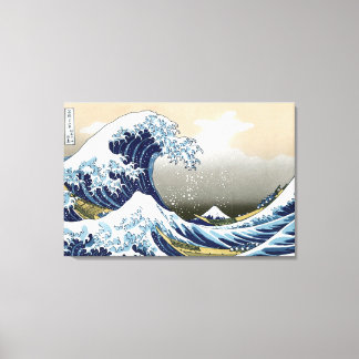 Lienzo La gran ola de Kanagawa