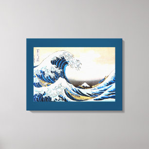 Lienzo La Gran Ola de Kanagawa, Hokusai